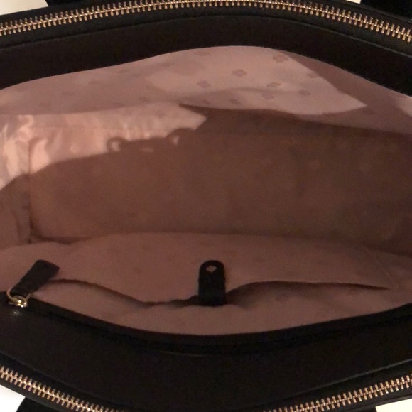 Black Shirley Large Double Zip Satchel - Picture 5 of 6